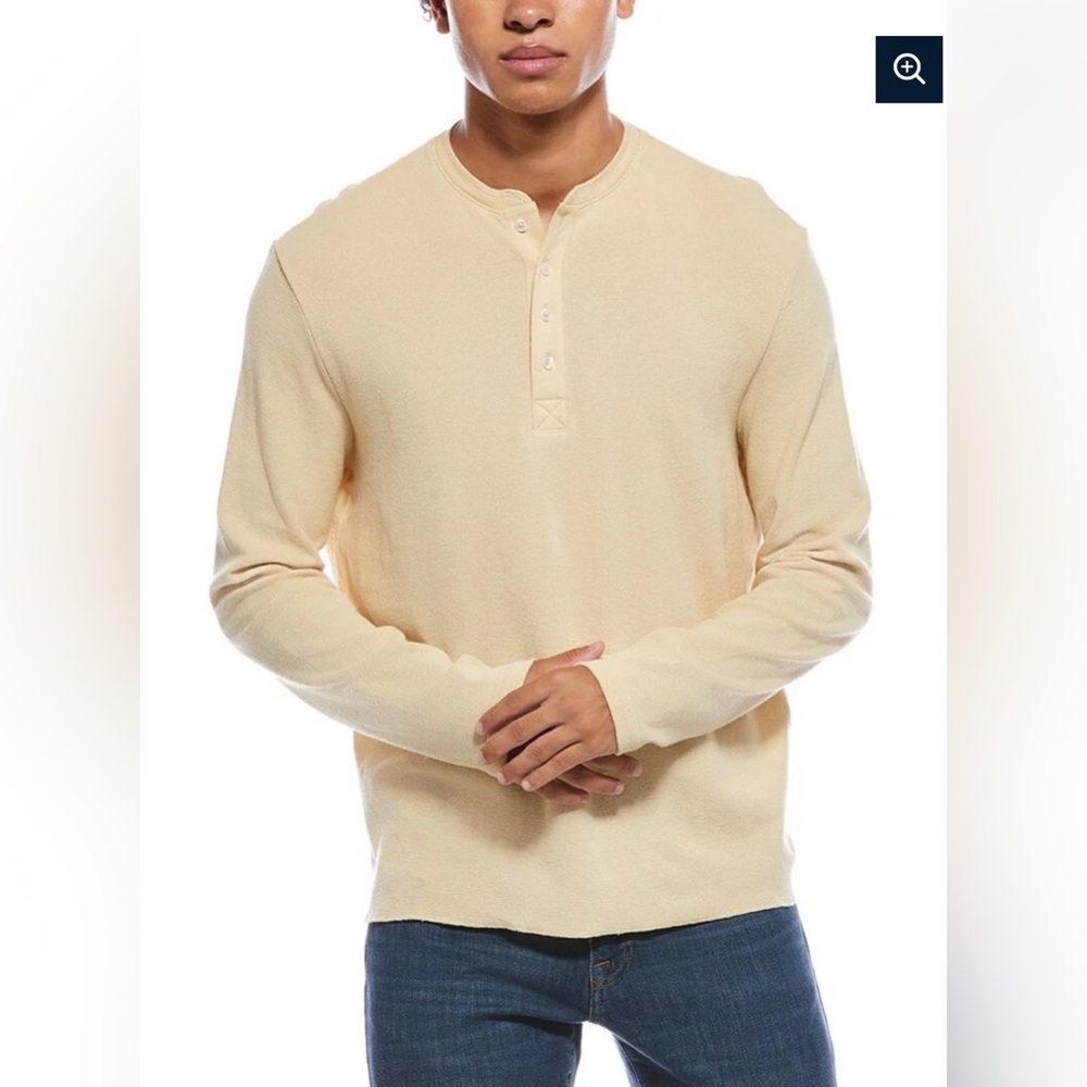 7 FOR ALL MANKIND THERMAL HENLEY SHIRT